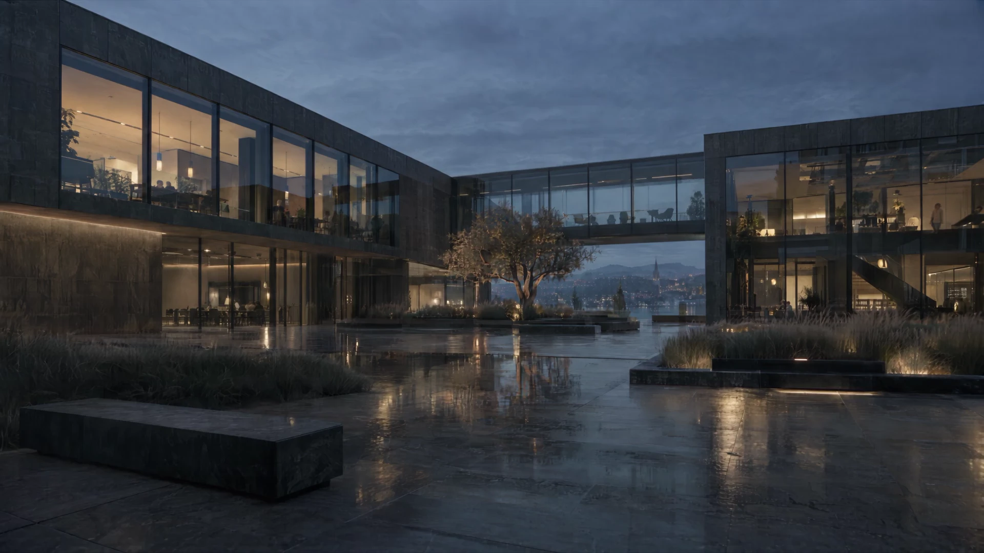 Architectural film study from the Sunburst image series